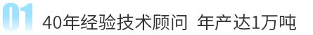 40年經驗技術顧問 年產達1萬噸